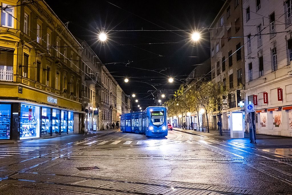 Draškovićeva ulica noću